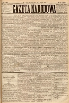 Gazeta Narodowa. 1885, nr 262