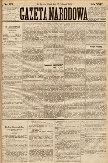 Gazeta Narodowa. 1885, nr 272