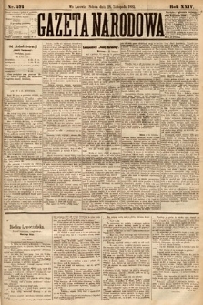 Gazeta Narodowa. 1885, nr 273