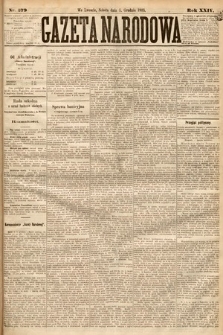 Gazeta Narodowa. 1885, nr 279