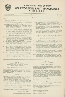 Dziennik Urzędowy Wojewódzkiej Rady Narodowej w Sieradzu. 1983, nr 4 (30 maja)