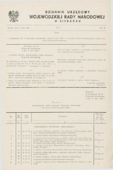 Dziennik Urzędowy Wojewódzkiej Rady Narodowej w Sieradzu. 1983, nr 5 (11 lipca)