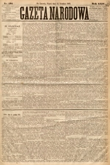 Gazeta Narodowa. 1885, nr 295