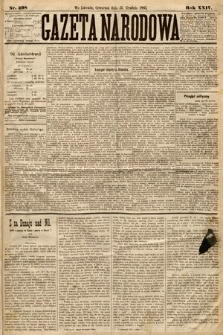 Gazeta Narodowa. 1885, nr 298