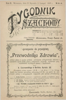 Tygodnik Szachowy. R.2, № 3/4 (1 lutego 1899)