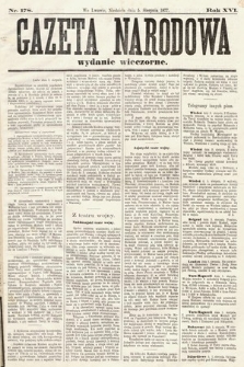 Gazeta Narodowa (wydanie wieczorne). 1877, nr 178