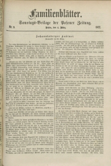 Familienblätter : Sonntags-Beilage der Posener Zeitung. 1877, Nr. 9 (4 März)