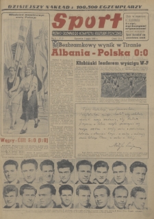 Sport : pismo Głównego Komitetu Kultury Fizycznej. 1950, nr 1