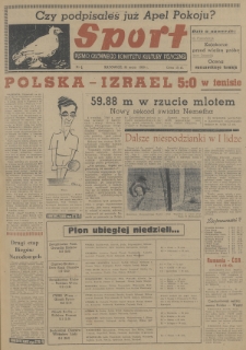 Sport : pismo Głównego Komitetu Kultury Fizycznej. 1950, nr 6