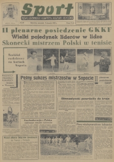 Sport : pismo Głównego Komitetu Kultury Fizycznej. 1950, nr 27