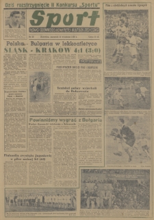 Sport : pismo Głównego Komitetu Kultury Fizycznej. 1950, nr 39