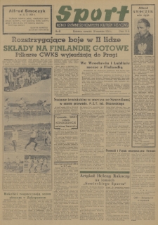 Sport : pismo Głównego Komitetu Kultury Fizycznej. 1950, nr 43