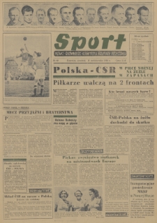 Sport : pismo Głównego Komitetu Kultury Fizycznej. 1950, nr 49