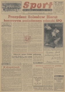 Sport : pismo Głównego Komitetu Kultury Fizycznej. 1950, nr 60
