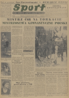 Sport : pismo Głównego Komitetu Kultury Fizycznej. 1950, nr 61