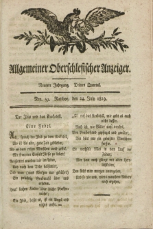 Allgemeiner Oberschlesischer Anzeiger. Jg.9, Quartal 3, Nro. 59 (24 July 1819)