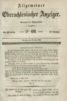 Allgemeiner Oberschlesischer Anzeiger. Jg.33, Quartal 3, № 60 (29 Juli 1835)
