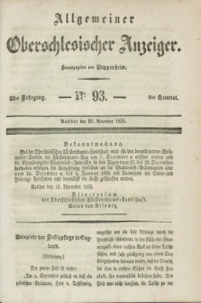 Allgemeiner Oberschlesischer Anzeiger. Jg.33, Quartal 4, № 93 (21 November 1835)