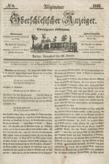 Allgemeiner Oberschlesischer Anzeiger. Jg.40, № 8 (29 Januar 1842) + dod.