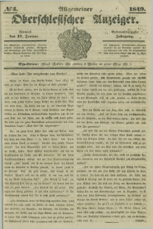 Allgemeiner Oberschlesischer Anzeiger. Jg.47, № 5 (17 Januar 1849)
