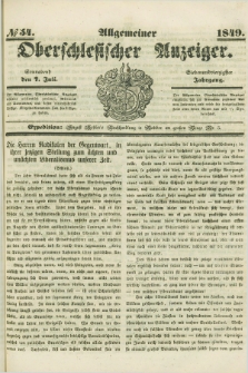 Allgemeiner Oberschlesischer Anzeiger. Jg.47, № 54 (7 Juli 1849)