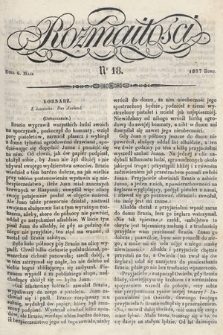 Rozmaitości : pismo dodatkowe do Gazety Lwowskiej. 1837, nr 18