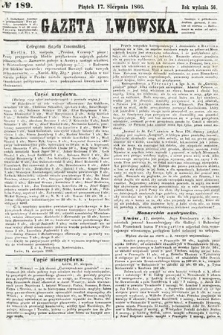 Gazeta Lwowska. 1866, nr 189