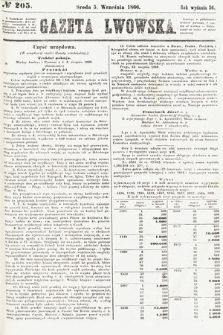 Gazeta Lwowska. 1866, nr 205