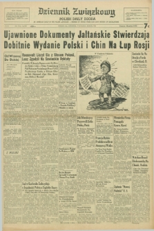 Dziennik Związkowy = Polish Daily Zgoda : an American daily in the Polish language – member of United Press and Audit Bureau of Circulations. R.48, No. 65 (17 marca 1955)