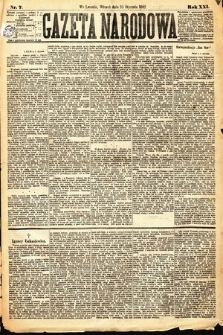 Gazeta Narodowa. 1882, nr 7