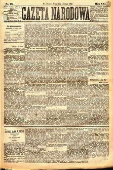 Gazeta Narodowa. 1882, nr 26