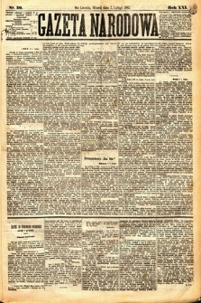 Gazeta Narodowa. 1882, nr 30