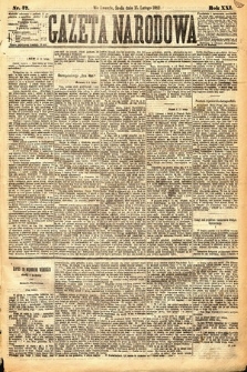 Gazeta Narodowa. 1882, nr 37