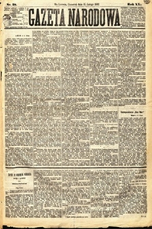 Gazeta Narodowa. 1882, nr 38