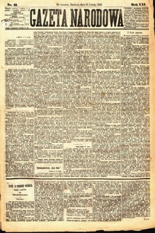Gazeta Narodowa. 1882, nr 41