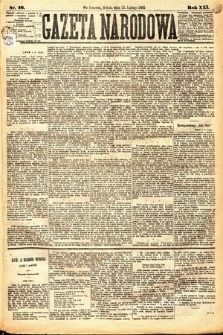 Gazeta Narodowa. 1882, nr 46
