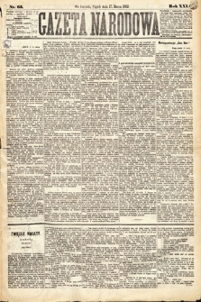 Gazeta Narodowa. 1882, nr 63