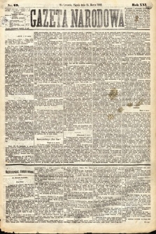 Gazeta Narodowa. 1882, nr 69