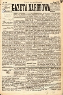 Gazeta Narodowa. 1882, nr 81