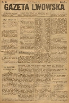 Gazeta Lwowska. 1884, nr 18