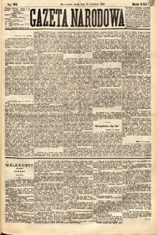 Gazeta Narodowa. 1882, nr 95
