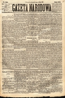 Gazeta Narodowa. 1882, nr 108