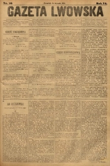 Gazeta Lwowska. 1884, nr 20