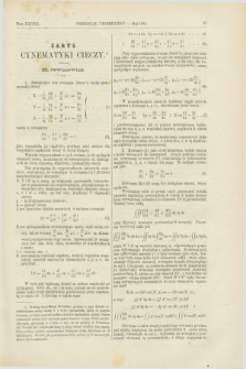 Przegląd Techniczny : czasopismo miesięczne poświęcone sprawom techniki i przemysłu. [R.17], T.28, [z. 5] (maj 1891)