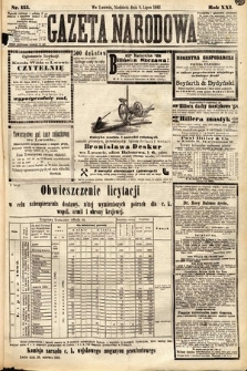 Gazeta Narodowa. 1882, nr 155