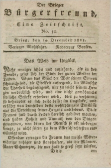 Der Brieger Bürgerfreund : eine Zeitschrift. [Jg.13], No. 50 (14 December 1821) + dod.