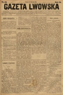 Gazeta Lwowska. 1884, nr 24