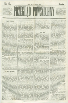 Przegląd Powszechny. 1859, nr 47 (11 czerwca)