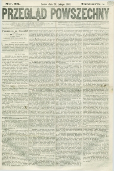 Przegląd Powszechny. 1861, nr 25 (28 lutego)