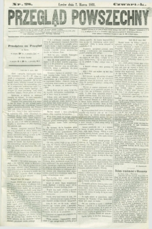 Przegląd Powszechny. 1861, nr 28 (7 marca)